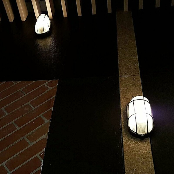Udendørs væglampe Retro industriel væglampe Oval bådlampe Porthole lampe, Elliptisk loftslampe væglampe belysningsarmatur, til indendørs og udendørs