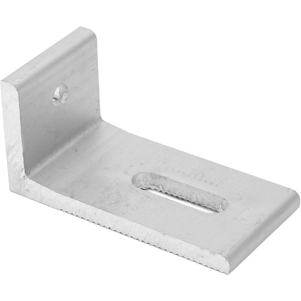 10 st Aluminiumlegering Solpanel Monteringsfäste L-fot för Tak PV-system