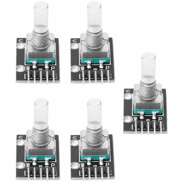 5PCS KY-040 Rotasjonskodermodul Sensorutviklingsbrikke for TE173