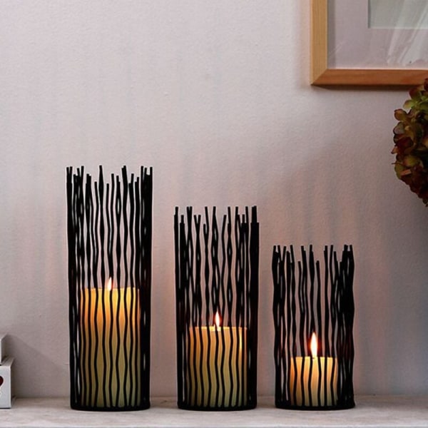 Skrivebordsstativ Bryllupslys Holdere Lysestake Tealight Holder Hjemmedekorasjon
