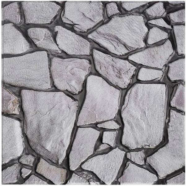 10 kpl 3D PVC-tarra, harmaa tiili, itseliimautuva, vedenpitävä, keittiöön, kylpyhuoneeseen, DIY-sisustukseen, irrotettava