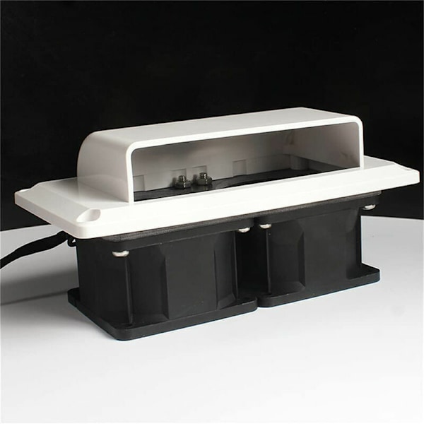 12V RV Trailer Side Vent Udluftningsventilator, RV Ventilator, RV Modificerede Dele, Hvid