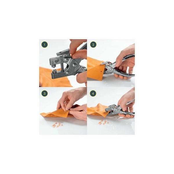 RAPID - RP05 - Ø4mm Øjenhulsp tang - Blisterpakning + 100 øjenhuller