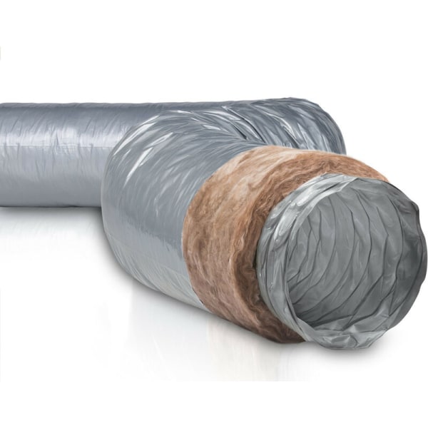 Ecosoft PVC-isoleret fleksibel kappe 25mm - Ø 160mm - Længde 6m - 549245 - Nather