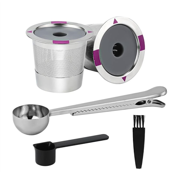 Rustfritt Stål Gjenbrukbare K-Kopper Kaffe Filter Gjenbrukbare Pod Filter for 1.0, 2.0