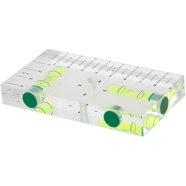 Hög precision mini transparent tvåvägs magnetisk vattenpass
