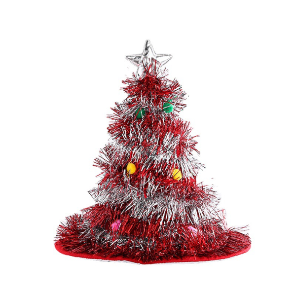 Julepynt for å dekorere juletre hatter ikke-vevde regnsilke julehatter til å dekorere små julegaver