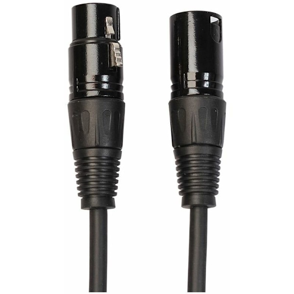 2 stk. 6 fod XLR han mikrofonkabler