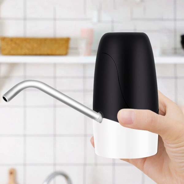 Bärbar elektrisk dispenser gallonflaska switch en dryck bearbetningspump intelligent USB-laddning
