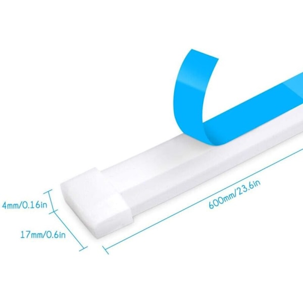 60 cm Tynn Fleksibel LED-Strips for Biler - Dagkjørelys, Blinklys, Reservedel for 12 Volt LED-Eksteriør for Bil