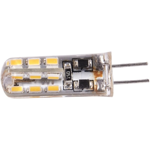 G4 LED-lamppu 1,5 W 24 SMD 3014 Lämmin valkoinen 12 V DC