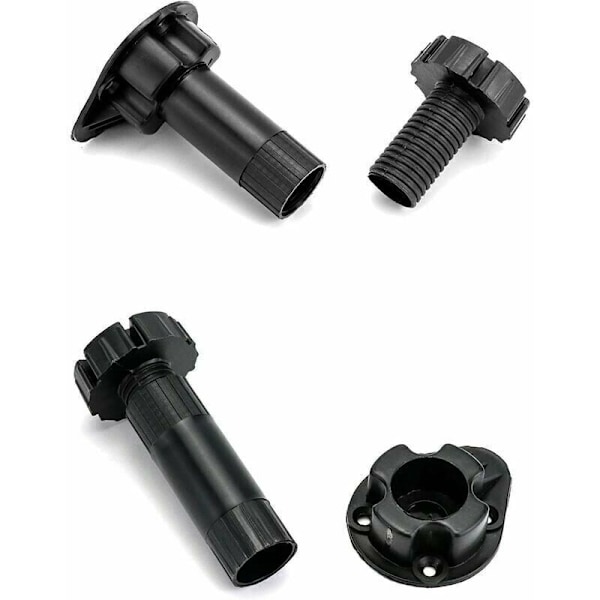 20-pack möbelben, köksmöbelben, levereras med 10 fästbeslag, utökad räckvidd 100-120 mm