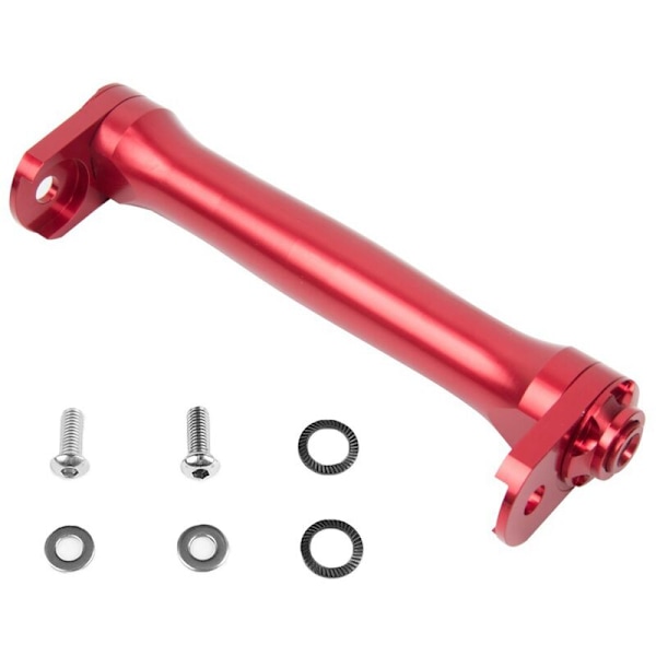 Bike Easy Wheel Extension Rod for Brompton Folding Bike Telescopic Bar Rear Rack, Red