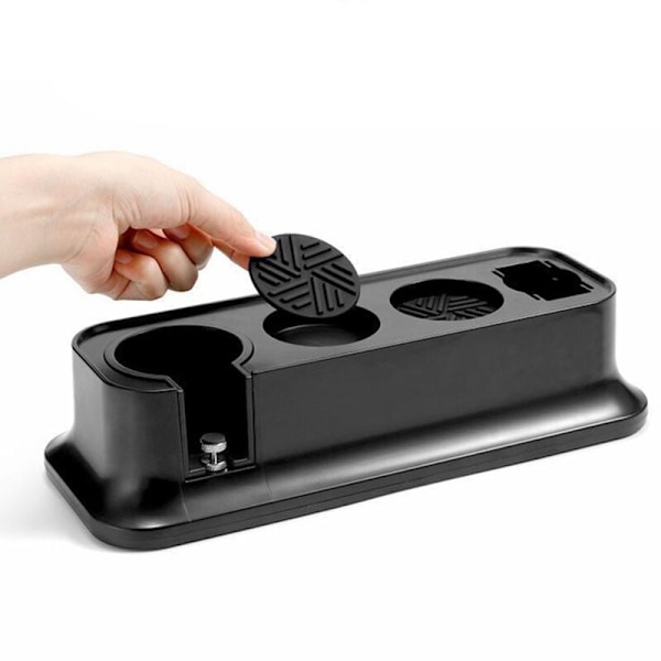 Kaffe Tamper Holder Rack Filter Holder Stativ Espresso Distributor Måtte Rack 51/53/58Mm Kaffemaskine Værktøj Tilbehør-Grå