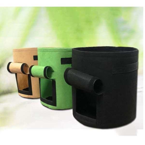 2-pack 7 gallons odlad växtfilt i non-woven tyg