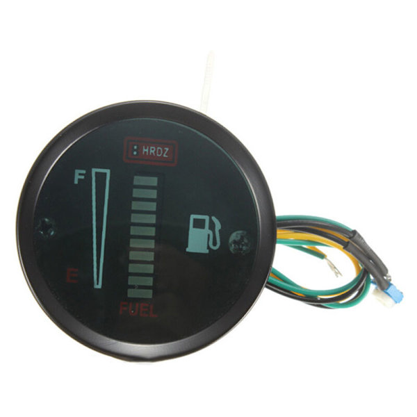 Universal Bilmotor 52mm Bränslemätare LED Digital Display 12V Mätare Nivå Växel för