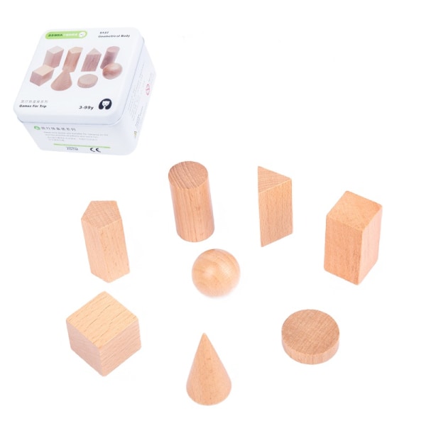 Mönsterblockpusselleksakstapelspel för barn 3+ Geometry