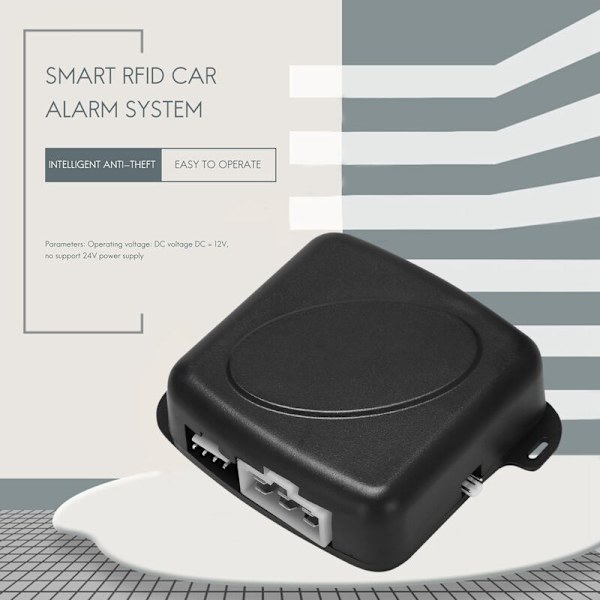 Smart RFID Bilalarm Motor Stop Start Knap Lås Tænding Startspærre med Fjernbetjening Nøglefri Adgang 12V