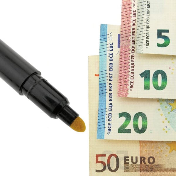 Penn för detektering av förfalskade sedlar för EUR GBP USD etc