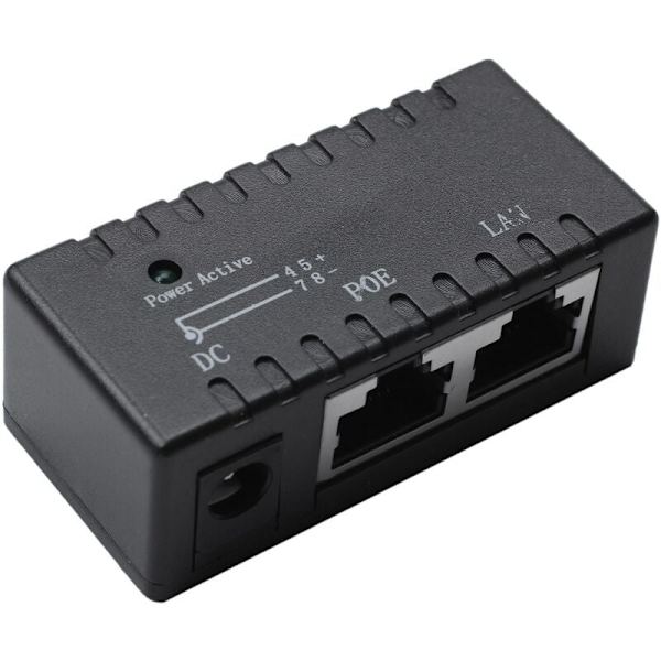 PoE-splitter PoE-injektor Rj45 Dc 5,5 mm
