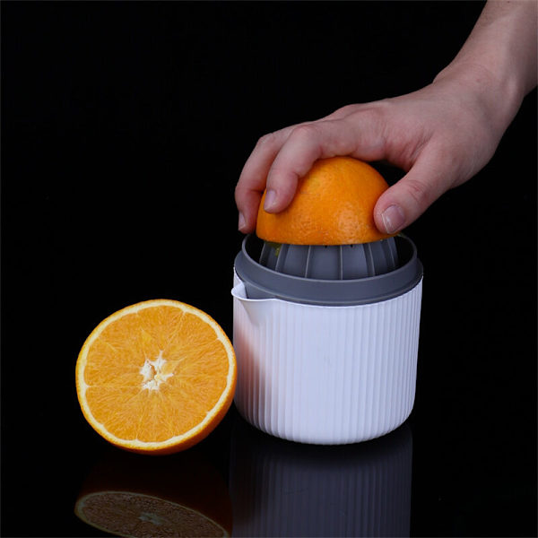 Mini bærbar manuel citruspresser frugtblender blender orange citronpresser husholdningskøkken maskin tilbehør, blå