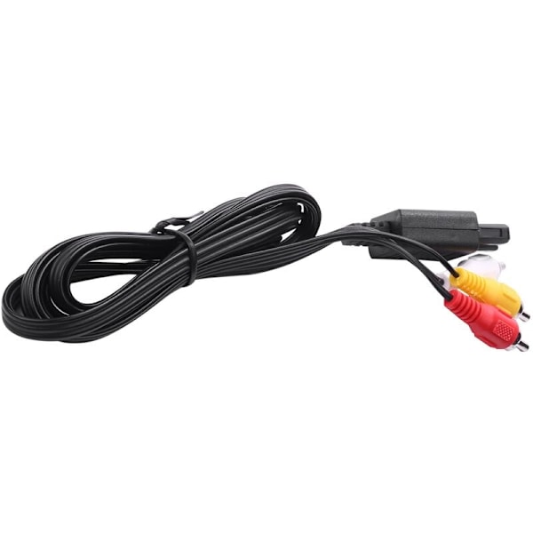 2X 6FT AV TV-videokabel för SNES N64-systemkonsol