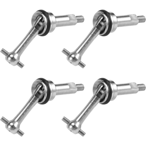 4 stk 2 mm metall universalledd akseltransmisjon CVD utvidet for K969 K979 K989 P929 1/28 RC bil oppgraderingsdeler