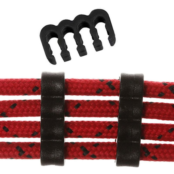 24 stk. serie/parti PC bundtkam 24Pin 8Pin 6Pin computer bundtkam Gesleeved op til 3,4 mm sort