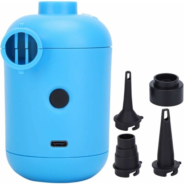 Keenso Elektrisk Luftpumpe, HT-426 USB Elektrisk Luftpumpe Universal 5V DC Bærbar Luftkompressor Pumpe Bærbar Luftpumpe Kit til Oppustelig Sofa Seng til Oppustelig Båd
