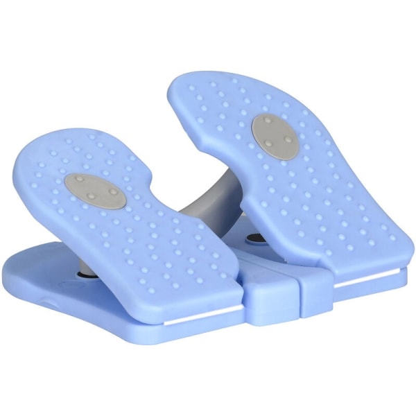 Steppers för träning, hopfällbar mini stepmaskin fotpedal under skrivbordsträning stegfysioterapi benmotionerare mini fitness stepmaskin（lila）