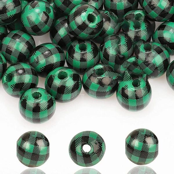 Rutete treperler 16mm/0,63 tommers polerte mellomromsperler julefestartikler DIY-dekorasjon hjemmedekor