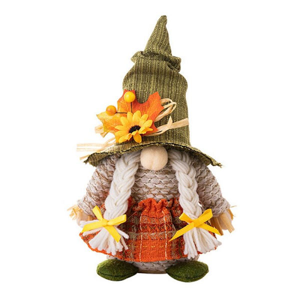Thanksgiving Day Harvest Festival Fiskarehatt Rudolph Dockor Ornament Höst Gnome Plysch Elf Dockor Fru Gåvor