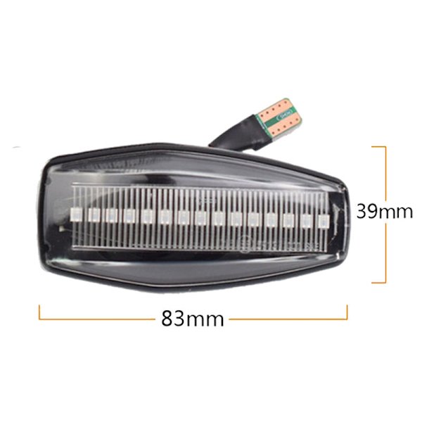 Dynamisk LED-sidemarkeringsblinklys til bil til I10 Trajet XG Matrix