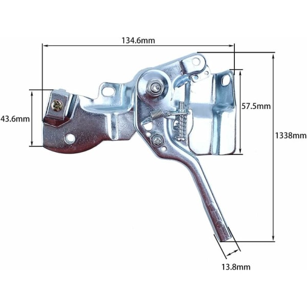 Kaasukahvan kokoonpano Honda GX160 GX200 GX140 168F 5.5/6.5HP moottorille, kaasukahva + säätövarsi + säätötanko + säätöjousi + jousi 5 in 1