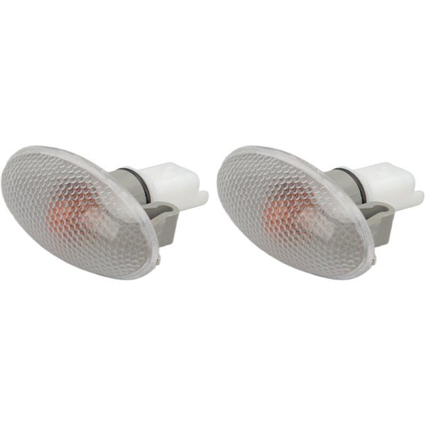 2 st Ljusstarka LED-Sidomarkörlampor 12V 632574 Sidoblinkerslampa Ersättning för Peugeot 206 407 607
