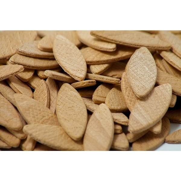 Lamello-tyyppiset 10 litteät tapit, pyökkipuusta valmistetut liitoslevyt, 100 kpl (53 x 19 x 4 mm)