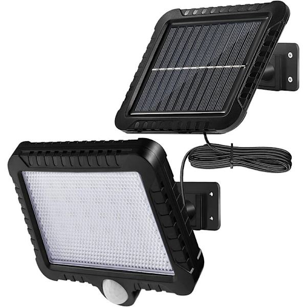 Solcellslampa för utomhus med rörelsesensor IP65 Vattentät LED-belysning med 5m kabel Solcellslampa LED-belysning 120° Belysningsvinkel