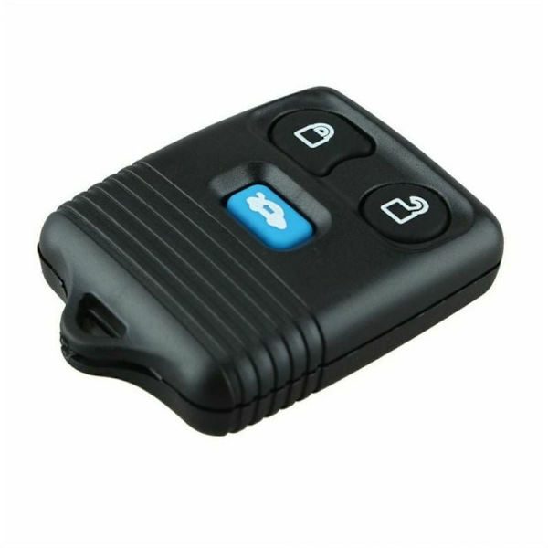 Svart 2-pack Ersättningsfjärrkontroll med 3 knappar 433 MHz för Ford Transit Mk6 2000-2006 Connect 2000-2007..