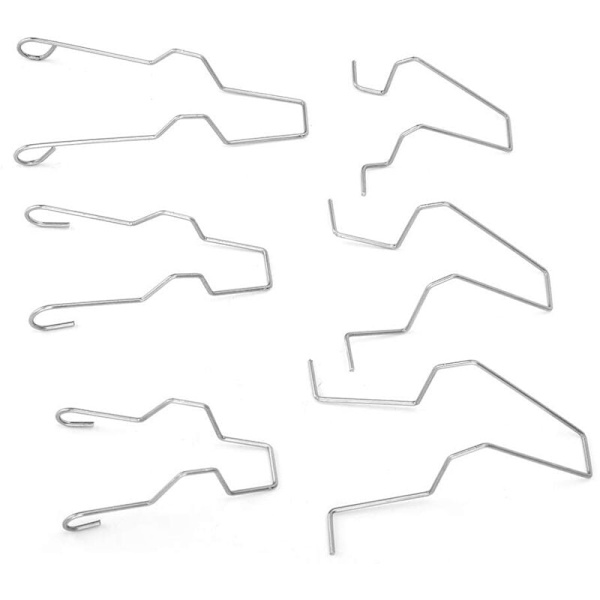 Forlygtespændingsklips, 6 stk. Stål Forlygte Forlygte Dip Sele Forlygte Pære Spændingsklips Klemme 5ZHSFULLKIT til H1/H3/H4/H7