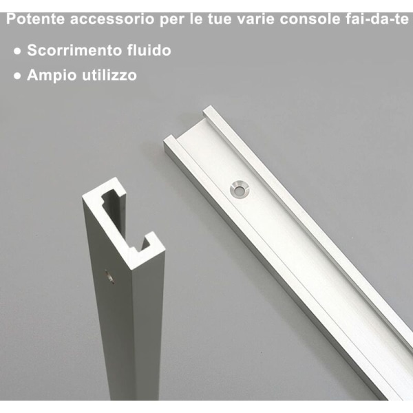 T-spår Gejdringslist, 2 st T-spår Gejdringslist, Aluminium T-spår, Aluminium T-legering, Aluminiumlegering T-spår, T-spårskena, T-spårs Gejdringslist, T-spår