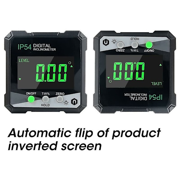 Digital Vinkelmätare, Vinkelgrader/Mätare med LCD-Skärm, Inclinometer med Magnet, Digital Vinkelmätning