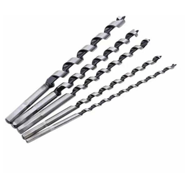 5 stk./sett 230mm Super Lang Auger Bor Bits Hex Shank Auger Bor Bits For Trebearbeiding