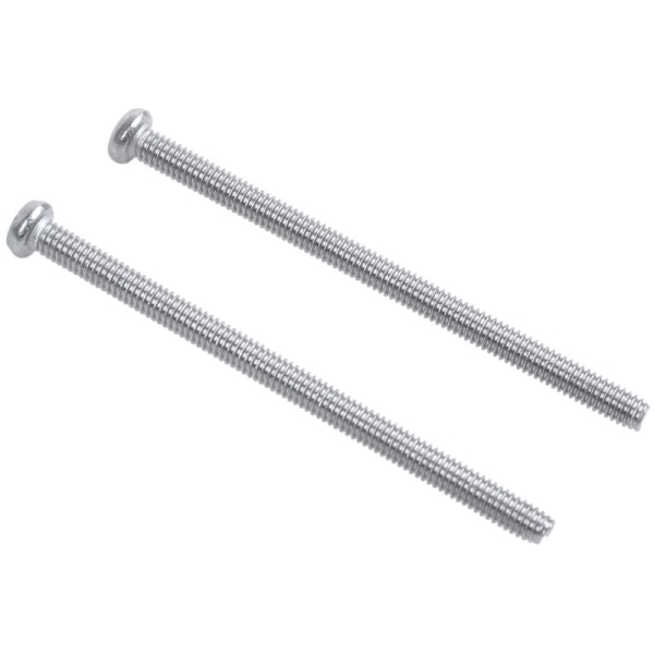 M2.5 x 40mm rustfritt stål 304 rund skruebolt 60stk