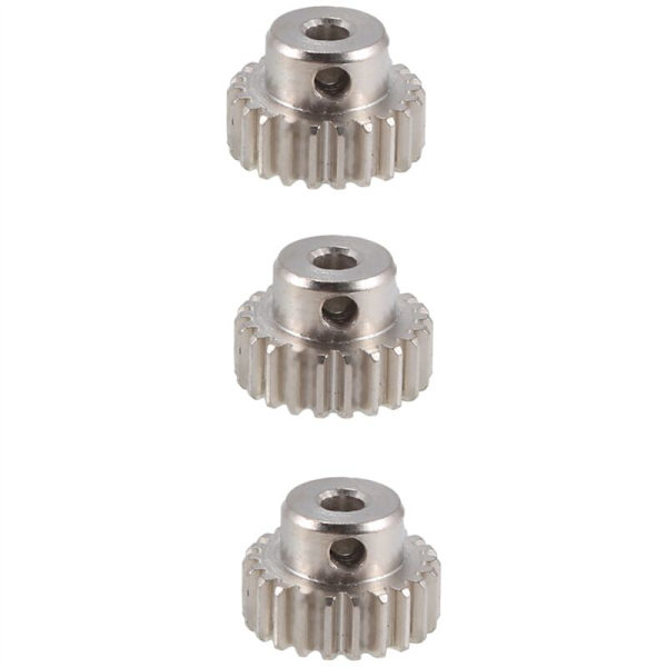 3 st 3,175 mm metall axel kugghjulsmotor 32DP 48DP 64DP M0,6 M0,8 för 1/10 1/8 RC bil 3650 3660,22t