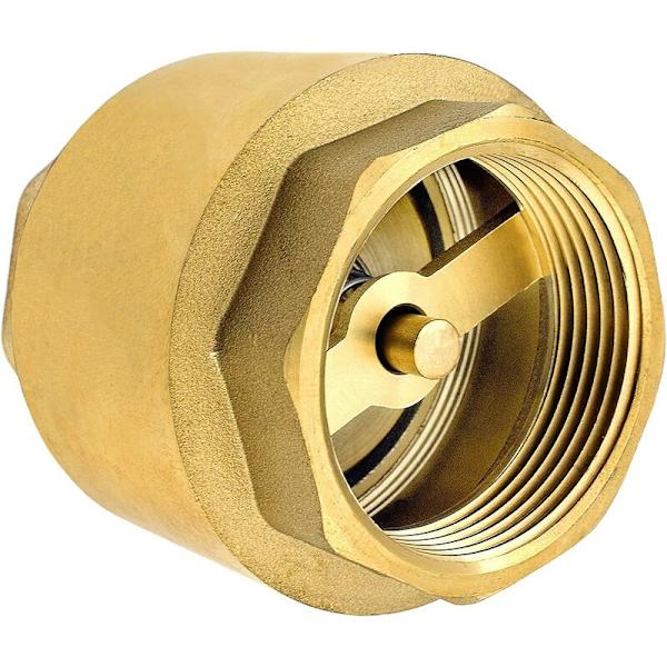 1 1/2 Tommers Tilbakeslagsventil I Høy Kvalitet Messing, Heavy Duty, Rustfri Og Vanntett For Pumpe, Fontene, Vaskemaskin, Hage, Regnfat, Barr