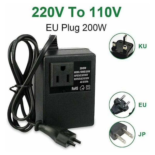 Jännitteenmuuntaja 220V - 110V AC