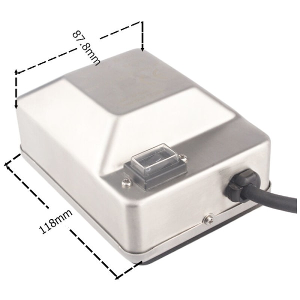 Universal Grillmotor i Rustfrit Stål, Robust 4W Udskiftningsmotor med Vandafvisende Tænd/Sluk-kontakt - Holder 40 lbs - CSA-certificeret - Fantastisk