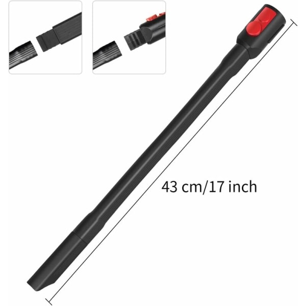 Dyson V11 V10 V12 V15 V8 V7 Imurin, Joustava Raontyökalu Pitkä Harja Lisävaruste Dysonille