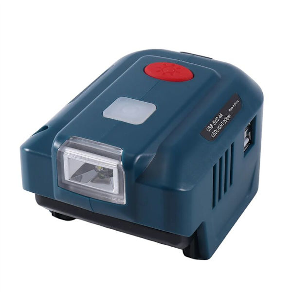 For Inverter Generator med dobbel USB LED-lampe for BOS220V litiumbatteri 18V bærbar inverter