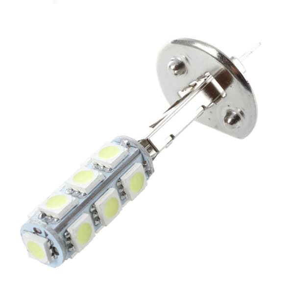 4 stk. AUTO HOVEDLYSPÆRER H1 HVIT 13 LED SMD 5050 CHIPS